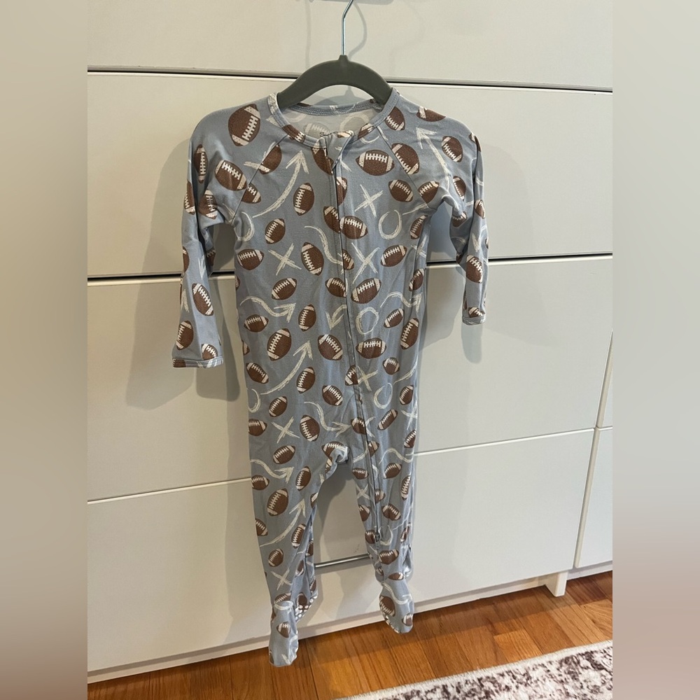 Sweet Bamboo Baby Zipper Footie Pajama